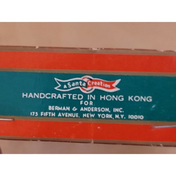 Santa Creation Six Angel Musicians 2 Inches Plastic Ornaments Figures Hong Kong - Picture 12 of 13